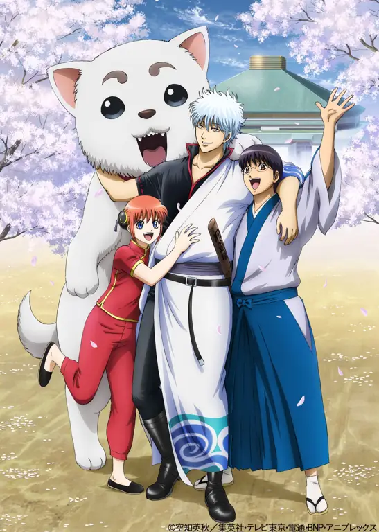 Momen-momen kocak dalam anime Gintama Gambar cuplikan adegan-adegan lucu dalam anime Gintama