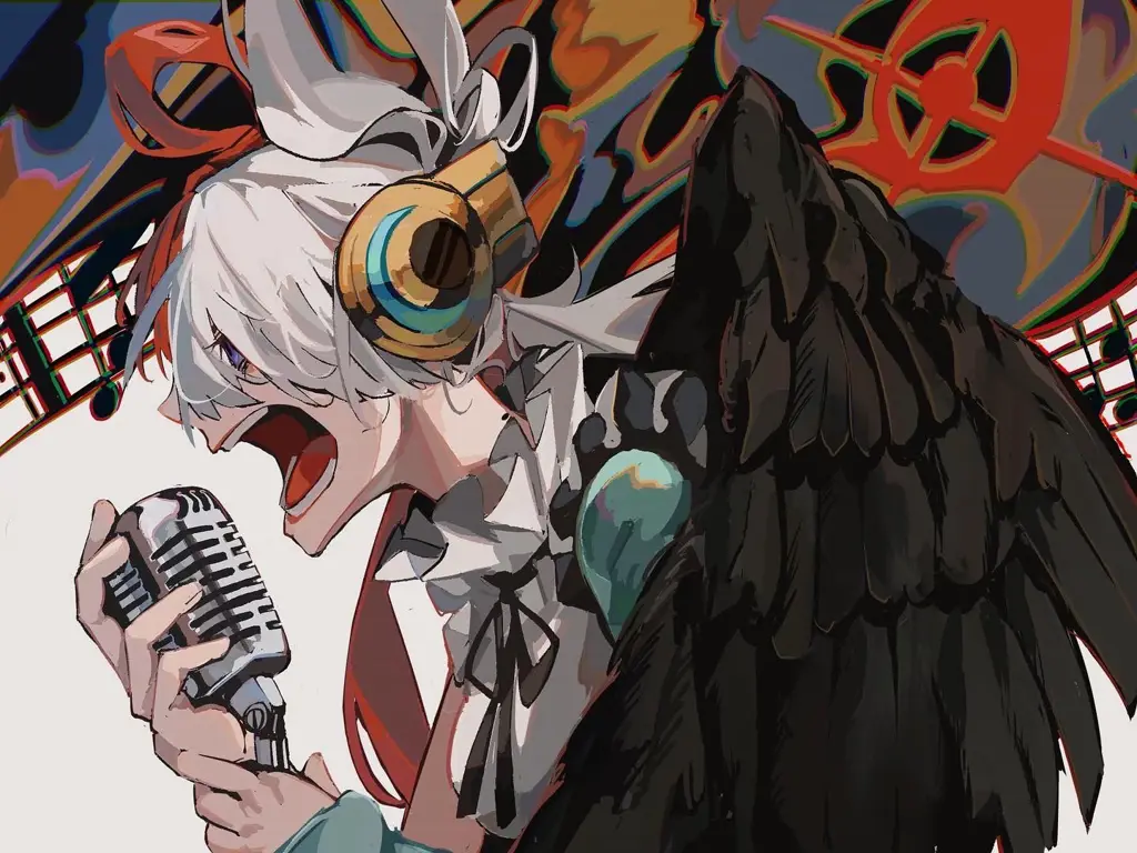 Lagu-Lagu Anime yang Menarik Karakter anime sedang bernyanyi