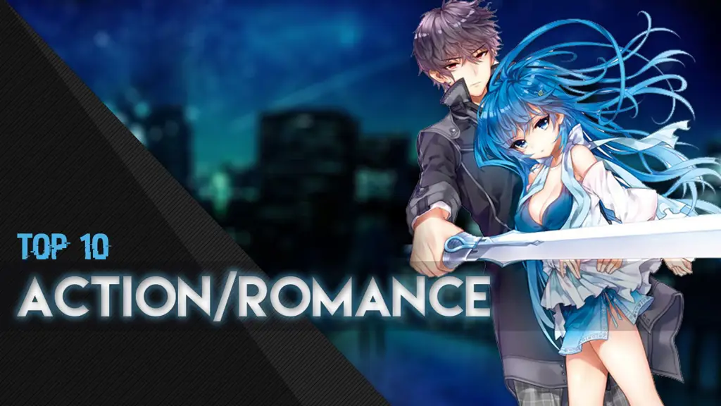 Pasangan anime aksi romantis yang sedang berpelukan Pasangan anime aksi romantis