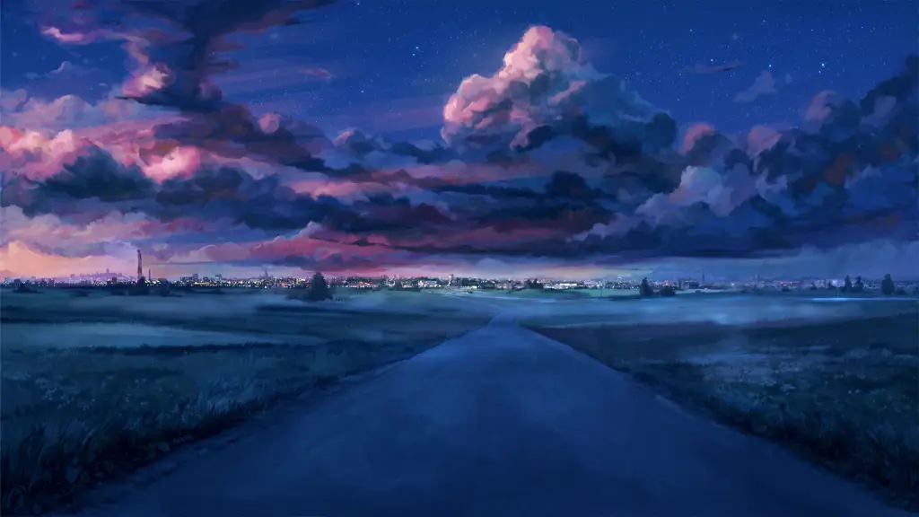 Keindahan latar anime Pemandangan alam yang indah dalam anime