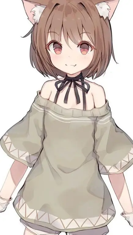 Karakter-karakter anime yang imut dan menggemaskan Gambar gadis anime yang menggemaskan