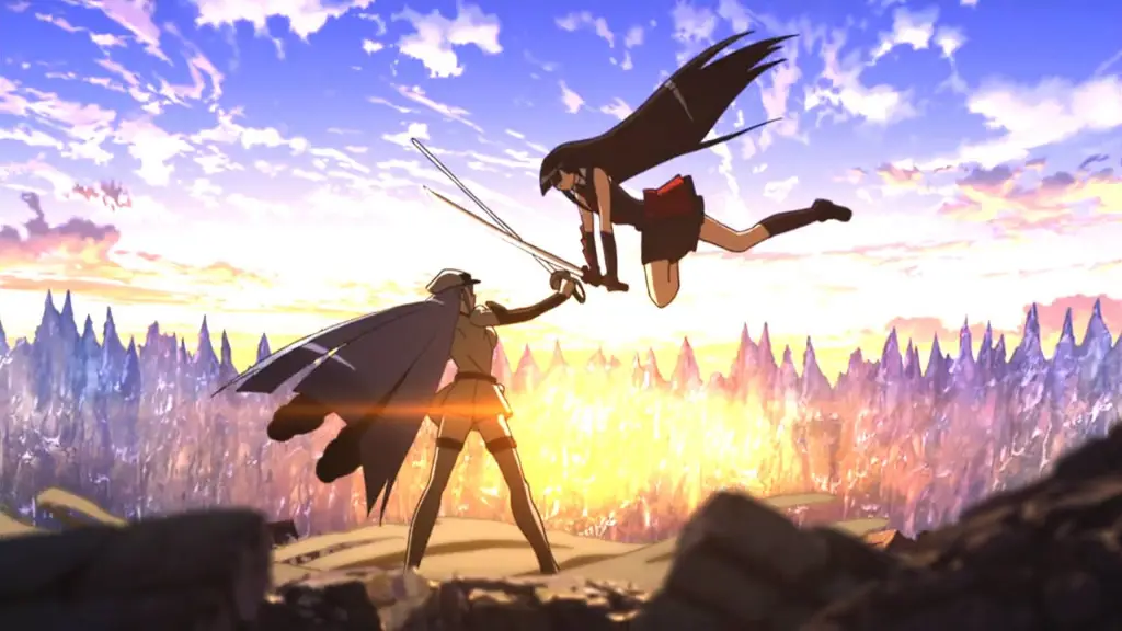 Efek visual pertarungan anime Pertarungan anime dengan efek visual yang luar biasa